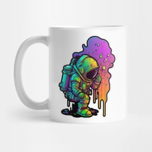 Colorful Astronaut Toxic Sticker #11 Mug